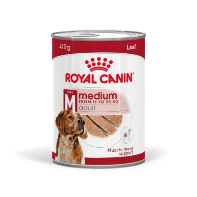 Royal Canin Medium Adult hrană umedă câine, pate, 410 g – nutriție completă pentru câini adulți de talie medie